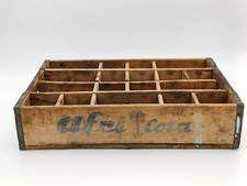 AFRI-COLA , RARA CASSA LEGNO PORTA BOTTIGLIE ANNI 30/40 ( lot 3)