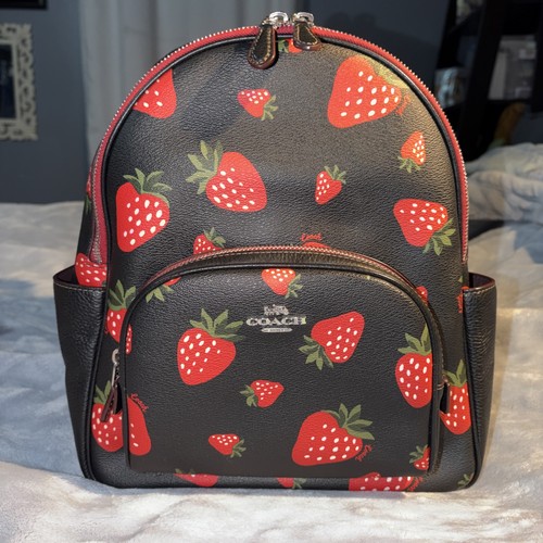 Coach strawberry print black - coach,