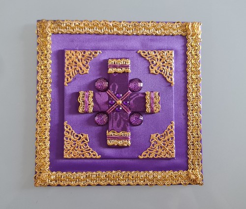 Palla copricalice viola - palla,