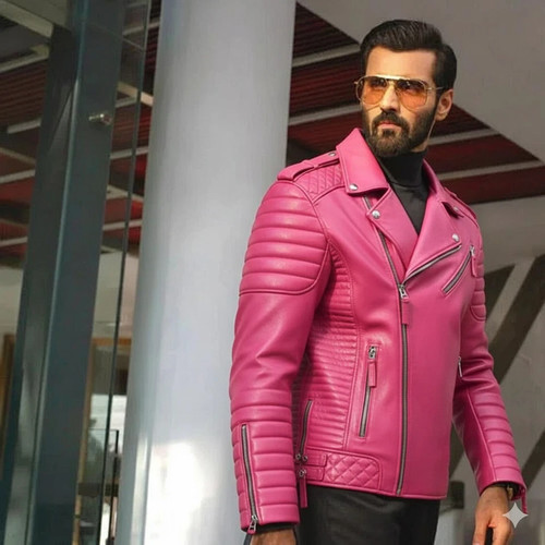 Giacca uomo biker elegante