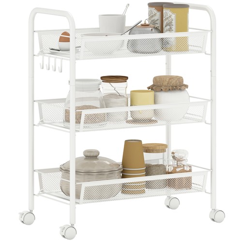 Homcom carrello portavivande - homcom,