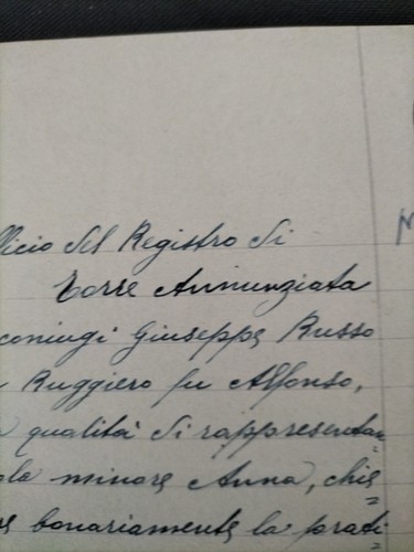 Torre annunziata 1938 lettera - torre,