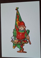 Cartolina Alfiere Contrada del