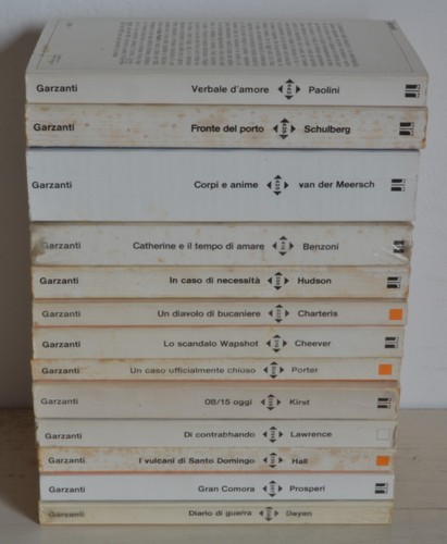 Garzanti lotto stock 13 - garzanti,