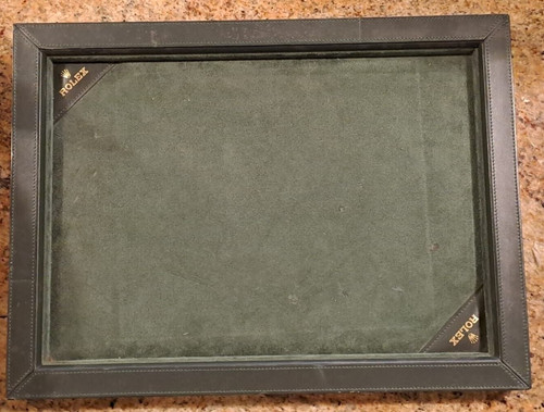 Plateau rolex verde per - ,