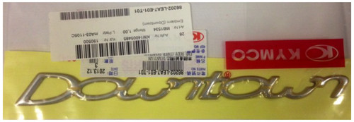 Emblema argento orig kymco - emblema,