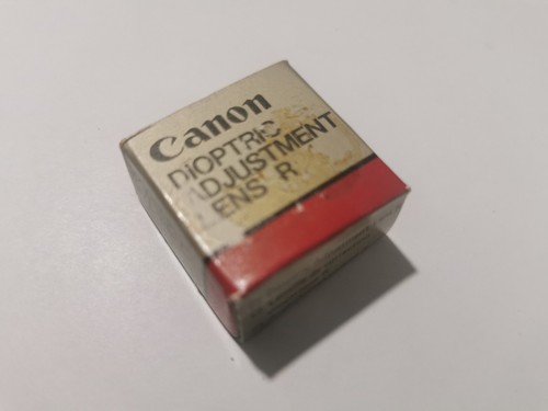 Canon dioptric adjustment - adjustment, lens