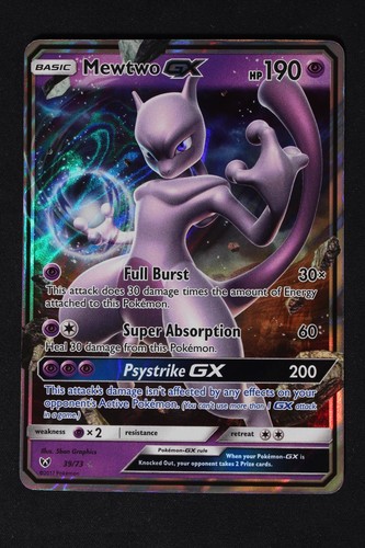 Pokemon mewtwo rare - gx,