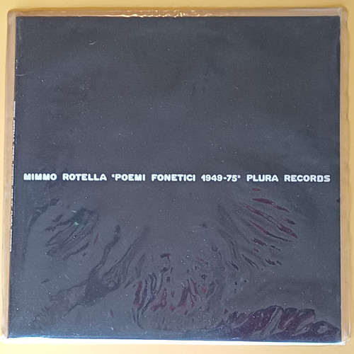 Mimmo rotella poemi fonetici - mimmo,