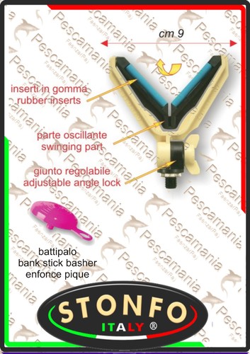 Appoggiacanna stonfo - appoggiacanna, in