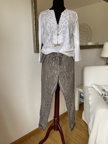 Pantaloni cream skandi - pantaloni,