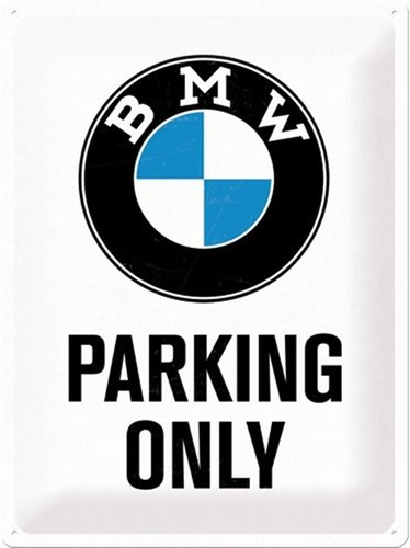 Bmw parcheggio solo goffrato - bmw,