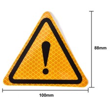 Adesivo auto triangolo - triangolo, di