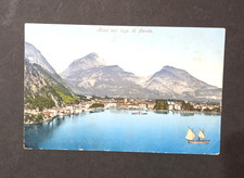 a) Cartolina Riva sul lago di