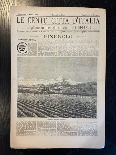 1891 pinerolo cavour valle - 1891,