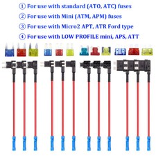 Adattatore fusibile 12V auto