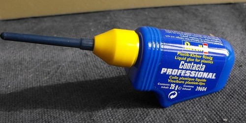 Colla per plastica - colla, con