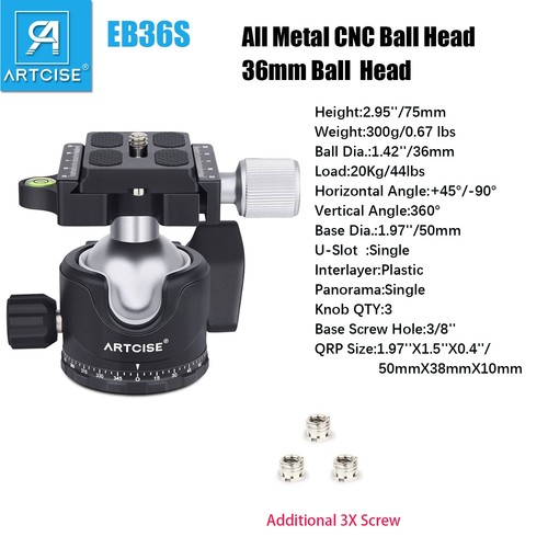 Testa sfera ballhead mm - a, 36