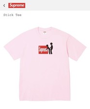 T-shirt Supreme Stick rosa