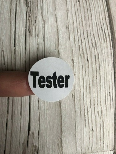 Tester etichetta prodotto - tester,