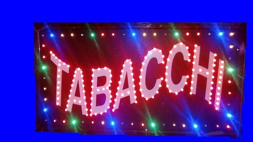 Insegna led con scritto - led,