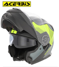 CASCO ACERBIS SEREL INTEGRALE MODULARE TOURING STRADA NERO/GIALLO CON VISIERINO
