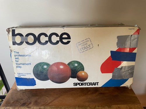 Vintage sportcraft bocce - -,