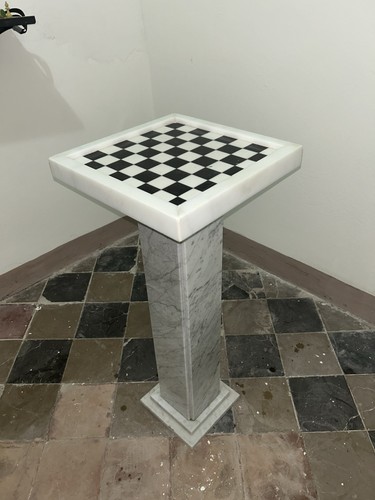 Scacchiera vintage marmo - scacchiera,