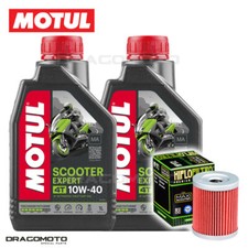 Suzuki AN 400 Burgman 1999-2002 Tagliando Olio Motul SCOOTER EXPERT 4T 10W-40...