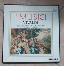 I MUSICI - VIVALDI 12 Concerti Op. 9 "La Cetra" - BOX 3 LP Philips 835 289/91 AY
