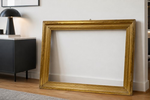 Cornice legno dorato - cornice, in