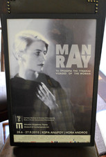 POSTER VINTAGE UOMO RAY LEE MILLER FOTO MOSTRA VOLTI DELLA DONNA 2015