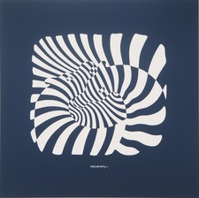Victor vasarely zèbres sur - vasarely, :