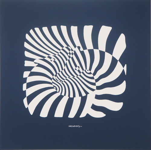 Victor vasarely zèbres sur - victor, :