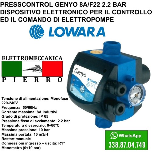 Presscontrol genyo f22 - presscontrol, 8a