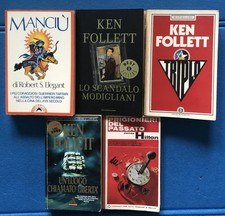 STOCK 5 LIBRI -  Ken Follett - Robert S.Elegant - James Hilton
