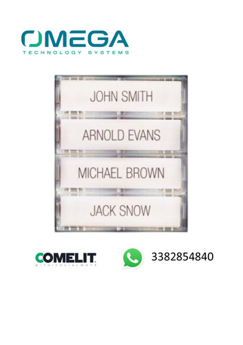 Comelit ca9211 4 pulsanti - comelit,