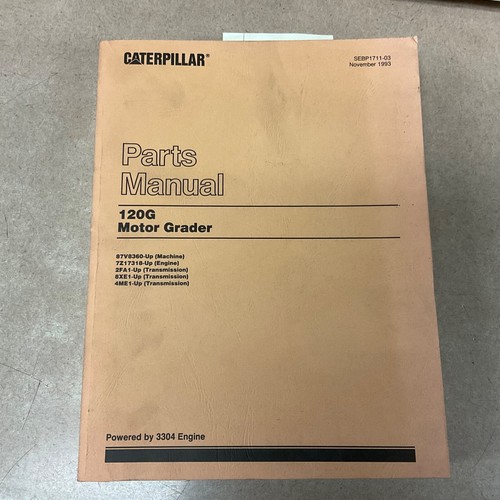 Cat caterpillar 120g ricambi - 120g,