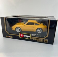 Burago Giallo Porsche Carrera