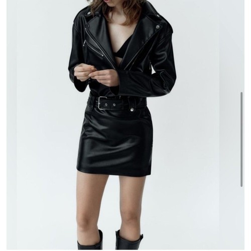 Mini abito moto zara - mini, ecopelle