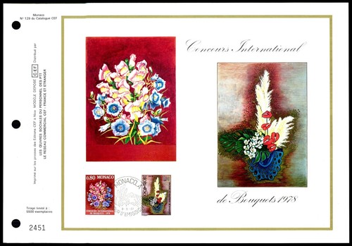 Monaco cef 1977 - flora, fiori