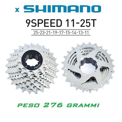 Cassetta pacco pignoni bici - pacco,