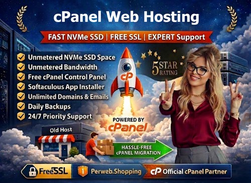 Cpanel web hosting - hosting, ⚙️