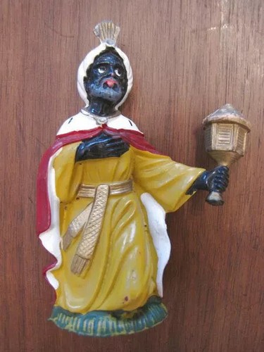 Statuina presepe vintage crib