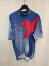 ciclismo cosmos maglia giacca vintage jacket ciclista t-shirt tg XL multicolore 