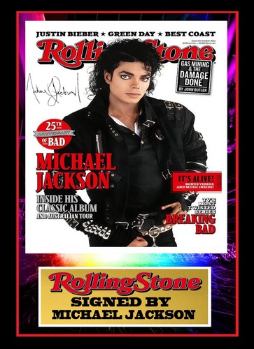 Michael jackson signed framed - michael,