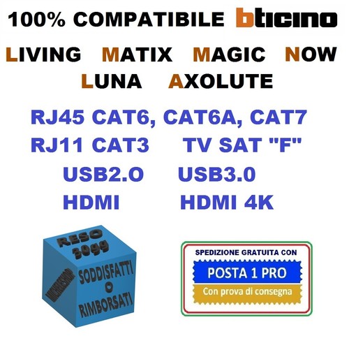 Bticino presa compatibile - bticino,