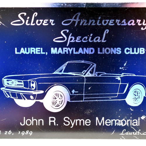Targa commemorativa laurel - md,