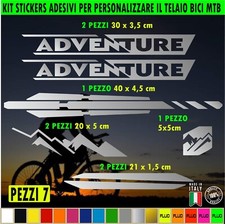 Kit 7 Adesivi telaio bici