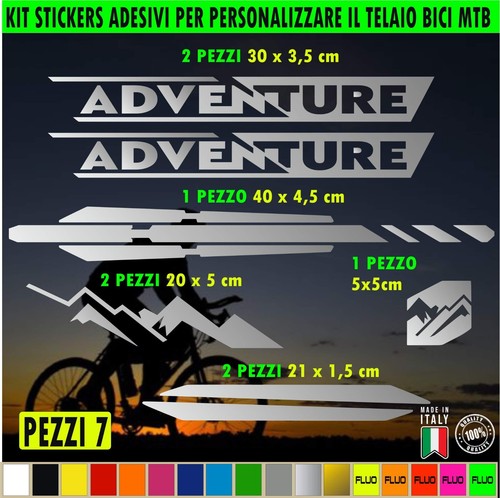 Kit adesivi telaio bici - kit,